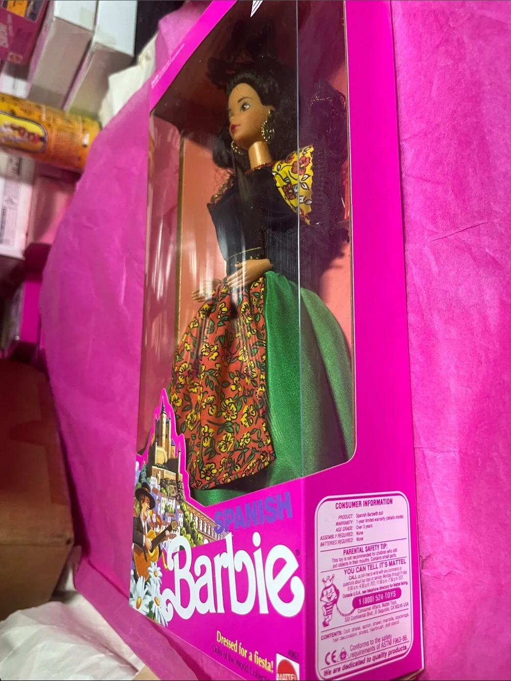 1991 Spanish Barbie Dolls of the World Collection #4963 NRFB